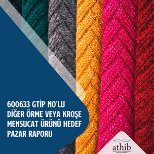 600633 GTİP No'lu Ürüne Ait Hedef Pazar Raporu